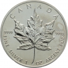 * Kanada 5 Dollars Maple Leaf - 1 Unze Feinsilber